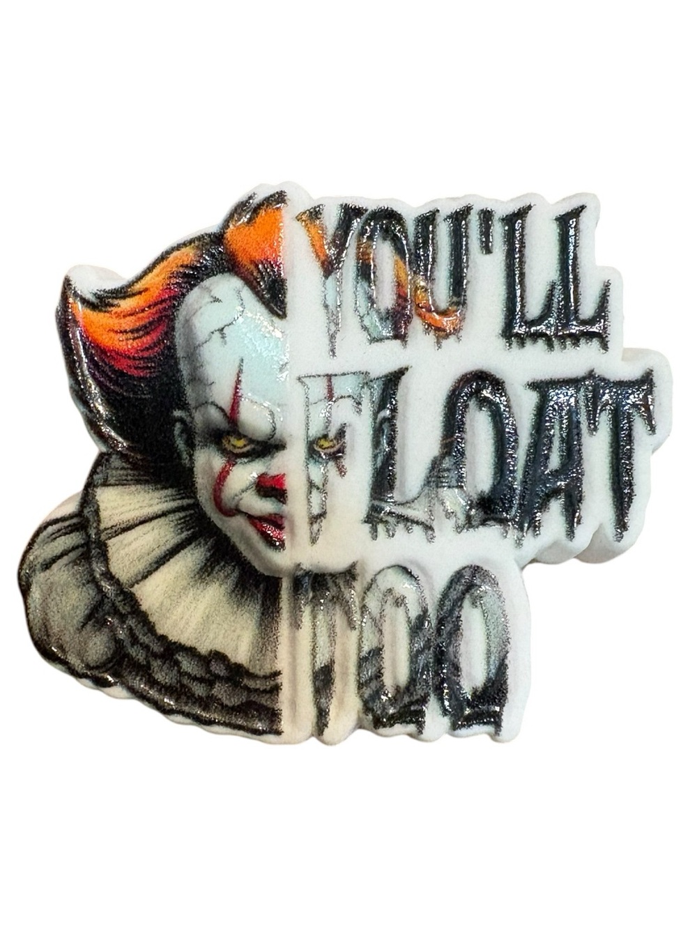 IT Pennywise You’ll Float Too Croc Charm